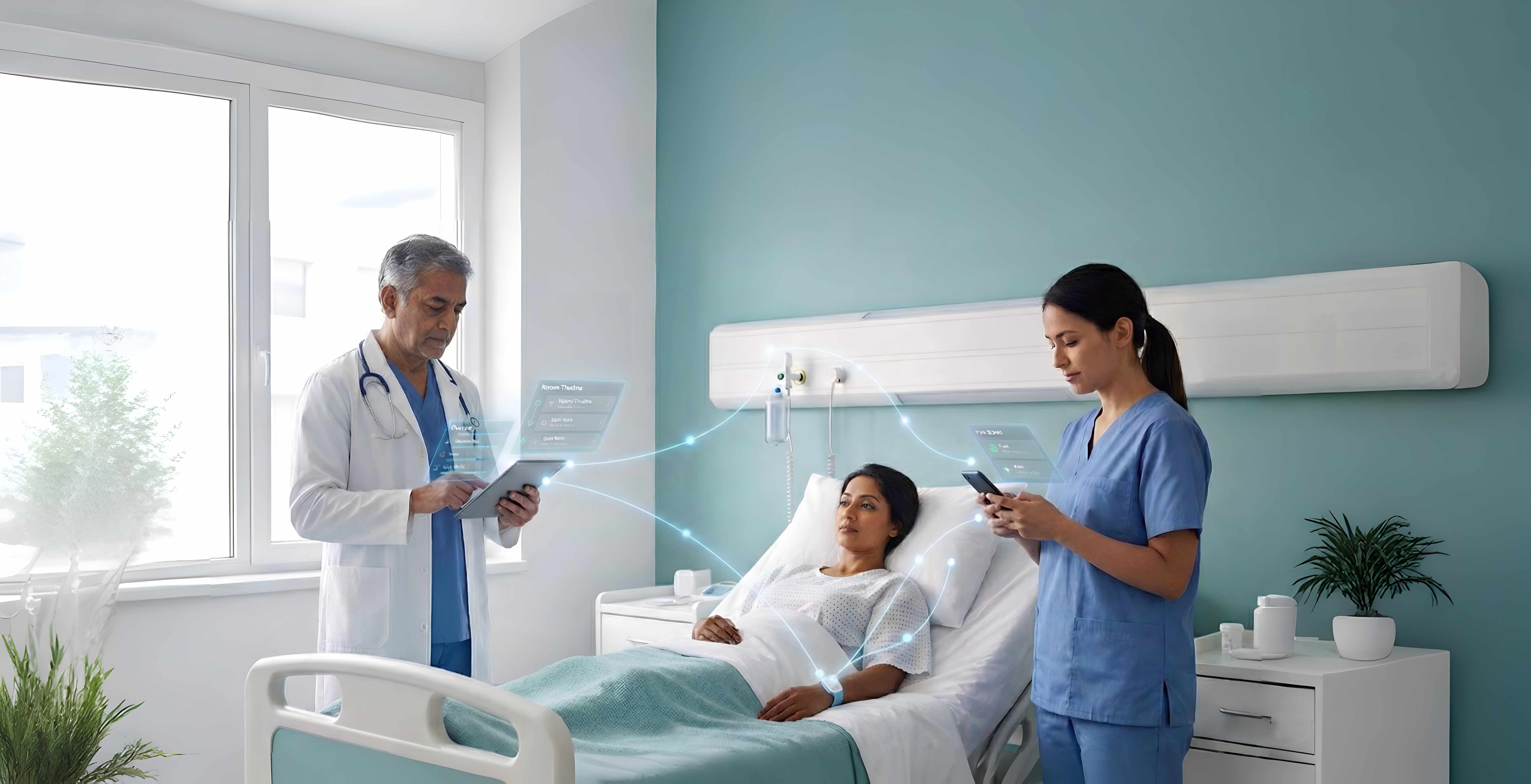 Healthcare professionals using UnifyCare platform